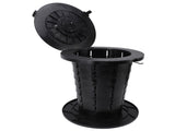 Retractable Portable Toilet Foldable Travel Toilet 7 Level Adjustable Height Camping Portable Potty V1294-YM0901-3111240209211