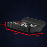 Head-Up Display, Universal GPS HUD for Car, Speedometer with USB Interface, Speed, Driving V1189-LC-QP-00282
