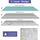 200 X 200 Cm Large Waterproof Sandproof Picnic Blanket, 3 Layer Beach Blanket With Carry Handle, V1188-MS-227-1229