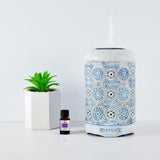 activiva 260ml Metal Essential Oil and Aroma Diffuser-Vintage White V186-ACA-AD-M2