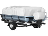 Pontoon Boat Cover, Fit for 17'-20' Boat, Heavy Duty 600D Marine Grade Oxford Fabric, UV Resistant V952-FQCZYCYCB21245KUNV0
