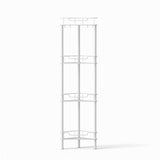 Artiss 4 Tier Floor Standing Corner Shower Caddy Bathroom Organizer White BSR-B-4T-110H-WH