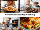EUROCHEF 60cm 10 Function Built-In Electric Wall Oven, 80L Air Fryer Water Clean Fan Forced Pizza V219-COKOVNEC8A2A