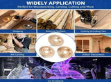 Grinding Disc Set for Angle Grinder, 4 Pcs Wood Carving Discs and 5 Pcs Rasp Drill Bits for Wood V1237-ZY-924-025
