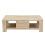 Artiss Coffee Table 1 Drawer Oak Maxi FURNI-N-MAXI-COF01-WD