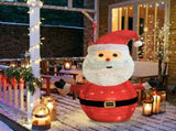 Lighted Christmas Santa Claus Decoration Lantern, 45 LED Collapsible Pop-Up Ornament with 8 Light V1107-LIGHTED CHRISTMAS SANTA CLAUS DECORATION LANTERN