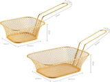 Frying Basket - 2 Pieces - Frying Colander - Frying Scoop - Vegetable Cooker - Draining Rack - Snack V1188-MS101-01850-1
