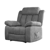 Artiss Recliner Chair Electric Massage Chair Velvet Lounge Sofa Heated Grey RECLINER-A13-VEL-GY