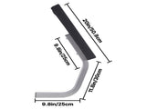 Boat Trailer Guide on, 24", One Pair Trailer Pontoon Bunk Board Guide-ons, Steel Trailer Guides, V952-CTCDGZYCDKC18JLBQV0