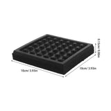 4Pcs Durable Rubber Exercise Bike Pad with Vibration Absorbing and Floor Protection V1369-AZ3-W-14466