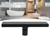 Floor Drain Set 304 Stainless Steel Linear Rectangular Shower Drain Matte Black 30cm V1294-YM0718-3112210005711