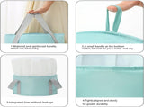 2 Pack Collapsible Foot Soak Buckets, Deep Foot Bath Basins With Non Slip Bottom And Water Level V1237-ZY-807-324