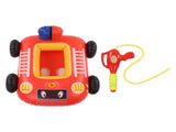 Summer Inflatable Fire Boat Car Shaped Babies Swim Float Boat Pool Float For Kids Red V1294-YM0703-3111230028312