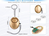 12-Piece Personal Alarm Set, Emergency LED Light Keychain Alarms in 6 Colors or Women & Men V1259-DP01-F-496