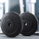 Everfit 40kg Barbell Weight Plates Standard Home Gym Press Fitness Exercise FIT-K-DB-PL-40