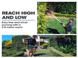 POWERBLADE 20V Cordless Pole Saw & Hedge Trimmer Combo, 8" Chainsaw Pruner & 20" Hedger, Telescopic V219-GTCCLSPBPS2PT2