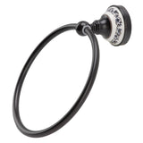 Towel Ring Bathroom Wall Mounted Stand Holder Rack Antique Brass Porcelain Accessories V1294-YM0626-3112220084811
