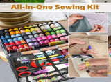 229-Piece Chili Edition Sewing Kit 41 Color Threads Full Accessories Portable Case Perfect V1232-FRGJB001
