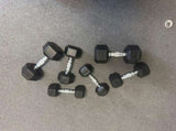 11 Pairs Hex Dumbbells PLUS Dumbbell Rack V1012-CF12HDB385DBR130