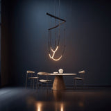 BAMDECOR Minimalistic Retro LED Minimalism Designer Lustre Hanging Lamps Slender-Shape LED Pendant V255-BAM-SLENDER-3L