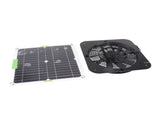 100W 18V Solar Panel Powered Exhaust Fan 13.5 Inch Solar Powered Attic Ventilator for Pet House V1294-YM0703-3111230119411