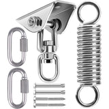 Ceiling Hanging Chair Spring, Hammock Hanging Hooks Kit Stainless Steel 360&deg Rotation Ceiling V1237-ZY-203-2674