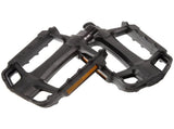 SWETRACE 2Pcs Flat Bike Pedals Carbon Steel Replacement for Road and Mountain Bikes Black V1189-LWWAL-20260327-03710