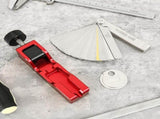 Spark Plug Gap Tool, 32 Blade Stainless Steel Feeler Gauge, Matte Aluminum Alloy Gap Adjuster, for V1366-AZ2-W-15477