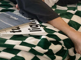 Simple Vintage Checkerboard Autumn Winter Warm Nap Throw Flannel Fleece Sofa Leisure V1294-YM0717-3117220191613