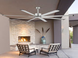 213 cm Ceiling Fan No Light, 6-Speed Remote Control, Aluminum 8-Blade, Reversible DC Motor, Modern V952-WDDS84INCHLYDMCLRV7