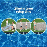 Bestway Swimming Pool 549x274x122cm Steel Frame Above Ground Pools Filter Pump Ladder 13430L BW-POOL-549-56717