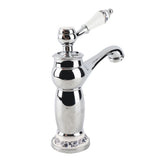 Floral Pattern Single Handle Mixer Tap Cold/Hot Water Faucet for Bathroom Basin Sink V1294-YM0901-JY07252-01