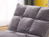 Tatami Sofa Folding Back Sofa Chair Single Bedroom Floor Balcony Small Sofa Chair Cushion Grey V1294-YM0716-3116220006811
