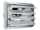 Shutter Exhaust Fan, 406 mm High-speed 1400RPM 1506 CFM, Aluminum Wall Mount Attic Fan with V952-BYCSPQSDJAC16NRV5V3