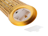 Gold Wind Lamp Handmade Retro Hollow Wind Lamp Iron Lantern for Wedding Party Decoration L V1294-YM0901-3115250011713