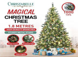 Christabelle 1.8m Pre Lit LED Christmas Tree with Pine Cones CMT-JFA-180-LED