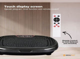 Social Hike Black Mini Vibration Plate - Vibrating Exercise Machine Platform V238-SUPDZ-39285919055952