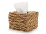 Rattan Tissue Box Cover Square, Hand Woven Wicker Tissue Holder, 5.5 x 5.5 X 5.7 inch, V1189-LWWAL-20260325-00404