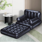 Bestway Inflatable Air Chair Seat Lounge Couch Lazy Sofa Blow Up Ottoman BW-CHAIR-75114-BK