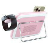 Mirror 3 in 1 Wireless Charger Qi2 Pink V1031-WC-3IN1MTP267