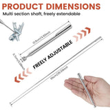 30Pcs Magnetic Pick Up Tools with Telescopic Design Portable to Carry for Man Father Mechanic V1366-AZ2-W-14987