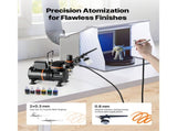 Airbrush Kit, 1/6 HP, Air Brush Kit with Air Compressor, Dual-Action Professional Airbrushes with V952-JCBTZ2G3AGWQ5IX0E001V3