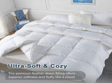 Goose Feather Down Quilt 500 GSM Duvet Doonas King240x210cm V201-W12782670