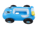 Summer Inflatable Fire Boat Car Shaped Babies Swim Float Boat Pool Float For Kids Blue V1294-YM0703-3111230028311
