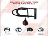 Speedball with Wall Frame Boxing Punching Bag Training Set for Home Gym V63-770345