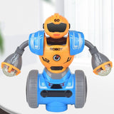 Smart Sound & Light Mechanical Robot Toy - Yellow PRL-7023423060DBT