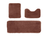 Chmadoxn Solid Color Bathroom Rugs Sets, 3 Piece Ultra Soft Non-Slip Bath Rugs and Mats Set, Super V1189-WXFWAL-20260326-01752