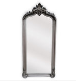 LUX Arch French Provincial Ornate Mirror - Antique Silver V292-MIRR-LUX002