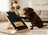 CARLA HOME Dog Nail Scratch Board with Snack Box, Height Adjustable Puppy Nail Pet V178-36570
