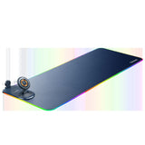 Wireless Charging Mouse Pad 15W RGB Gaming Mousepad Waterproof Desk Mat with Phone Holder V1079-MOUSRPADBLUE